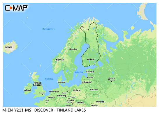 C-MAP Discover Lacs finlandais M-EN-Y211