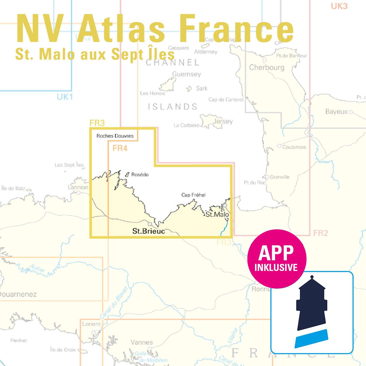 NV Charts France FR3 - St. Malo aux Sept Îles