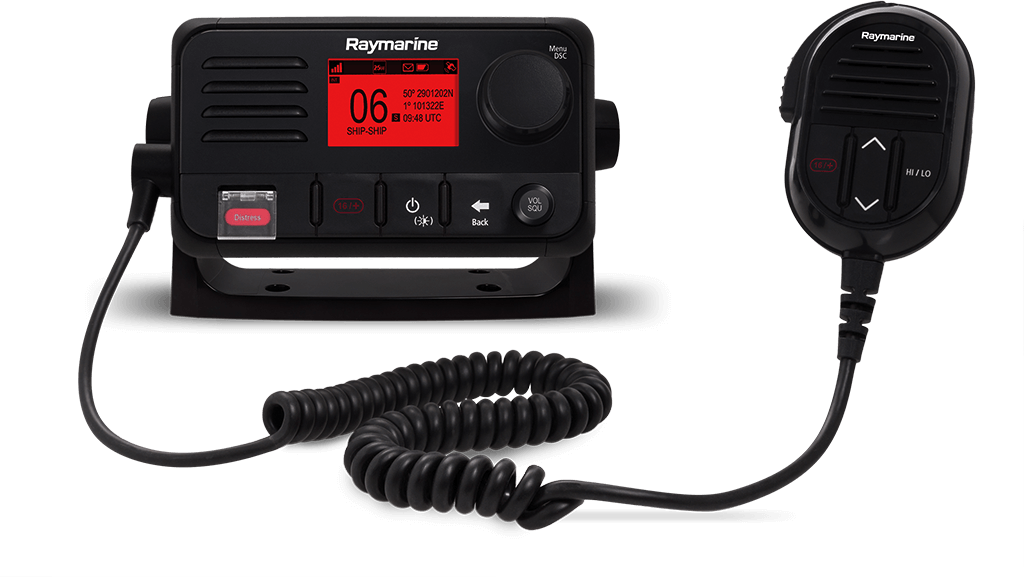 Raymarine Ray53 - VHF marine/intérieure avec récepteur GPS et ASN intégrés