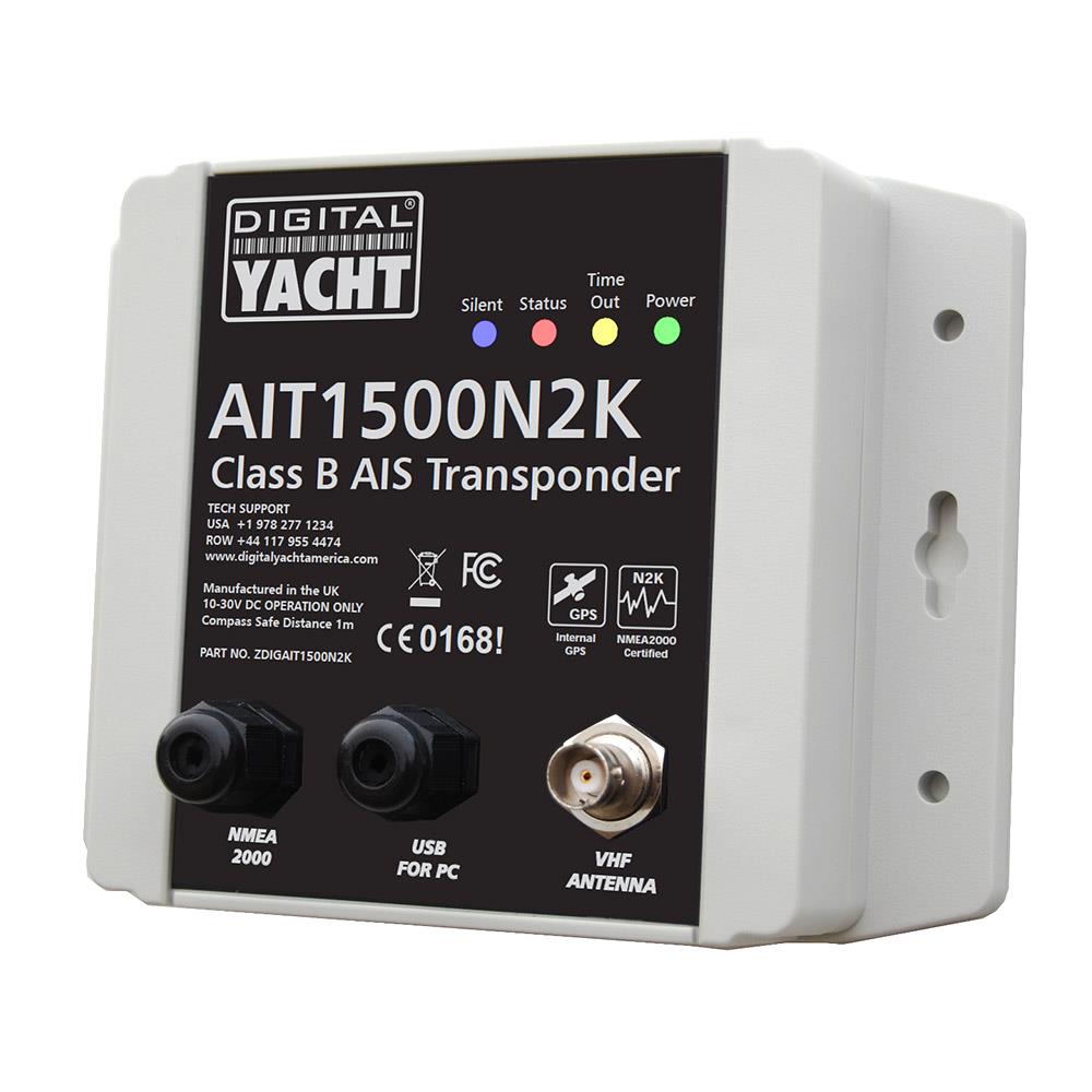 Digital Yacht - Transpondeur AIT1500 classe B avec antenne GPS intégrée (NMEA 2000)