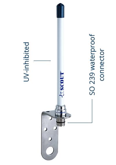 Scout KM-10 Antenne VHF 18cm en fibre de verre