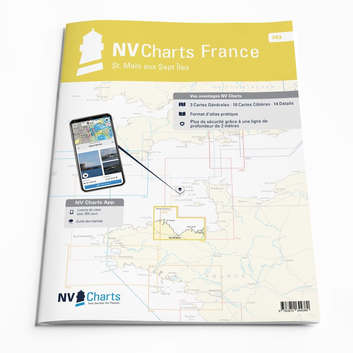 NV Charts France FR3 - St. Malo aux Sept Îles