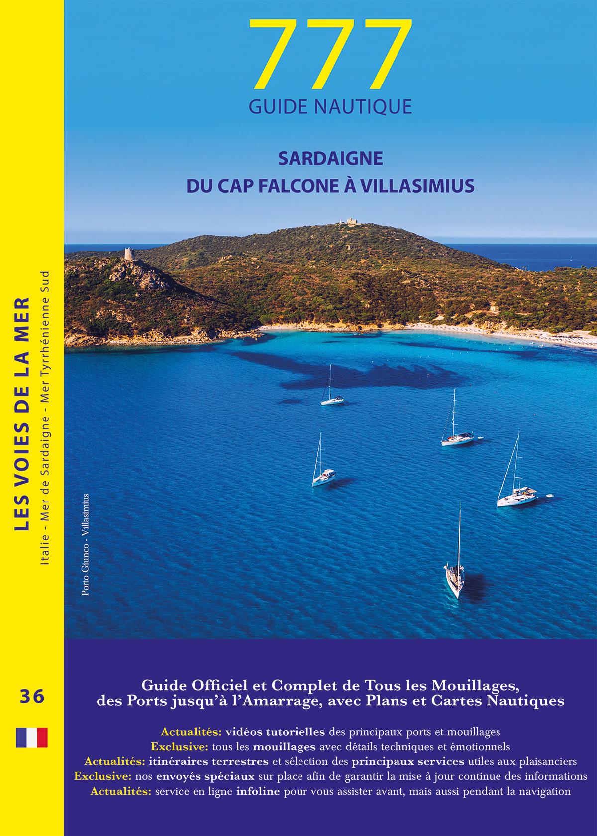 777 Guide nautique Sardaigne du Cap Falcone à Villasimius
