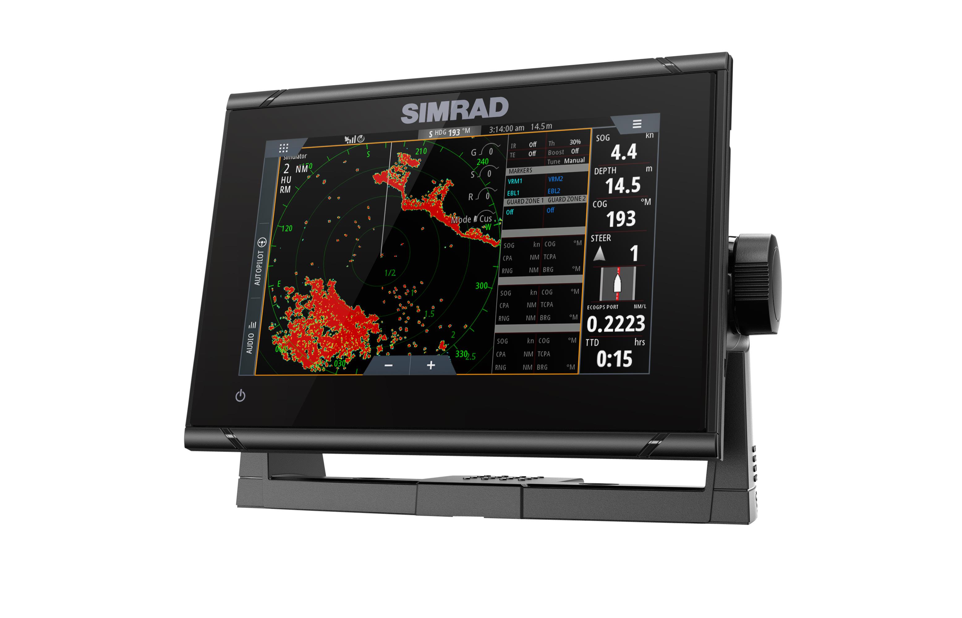 Simrad GO7 XSR Traceur de cartes avec Active-Imaging 3en1 Transducer