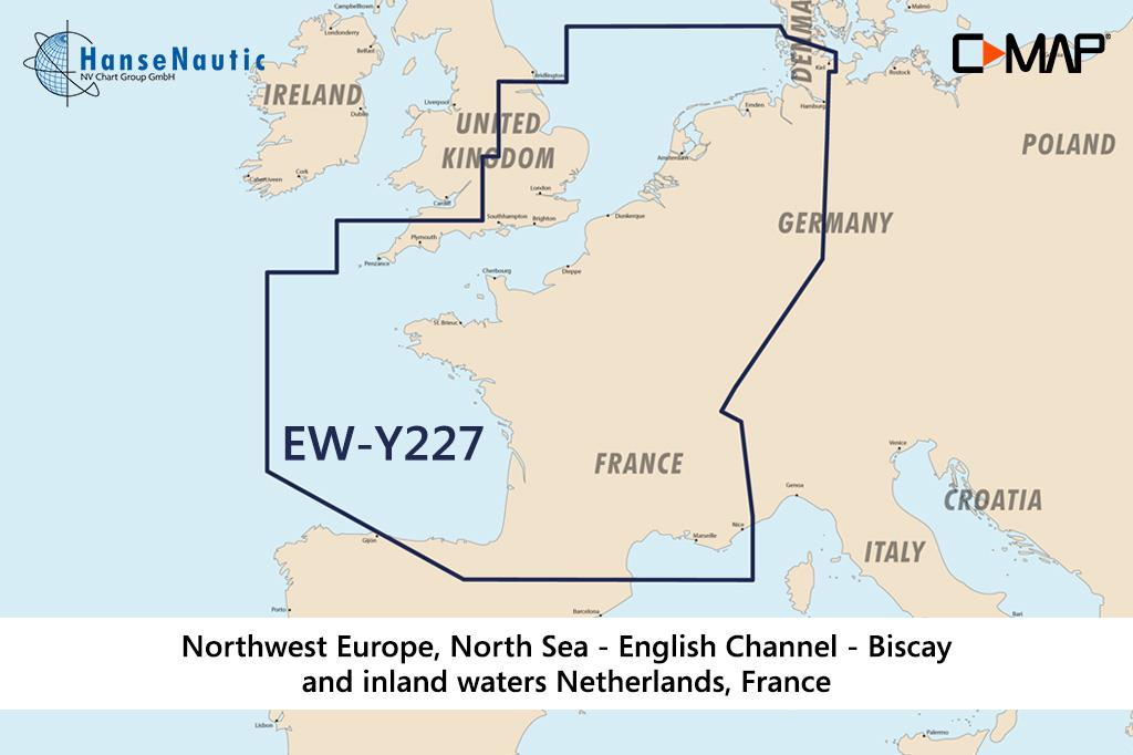 C-MAP Reveal Nord-Ouest de l`Europe EW-Y227