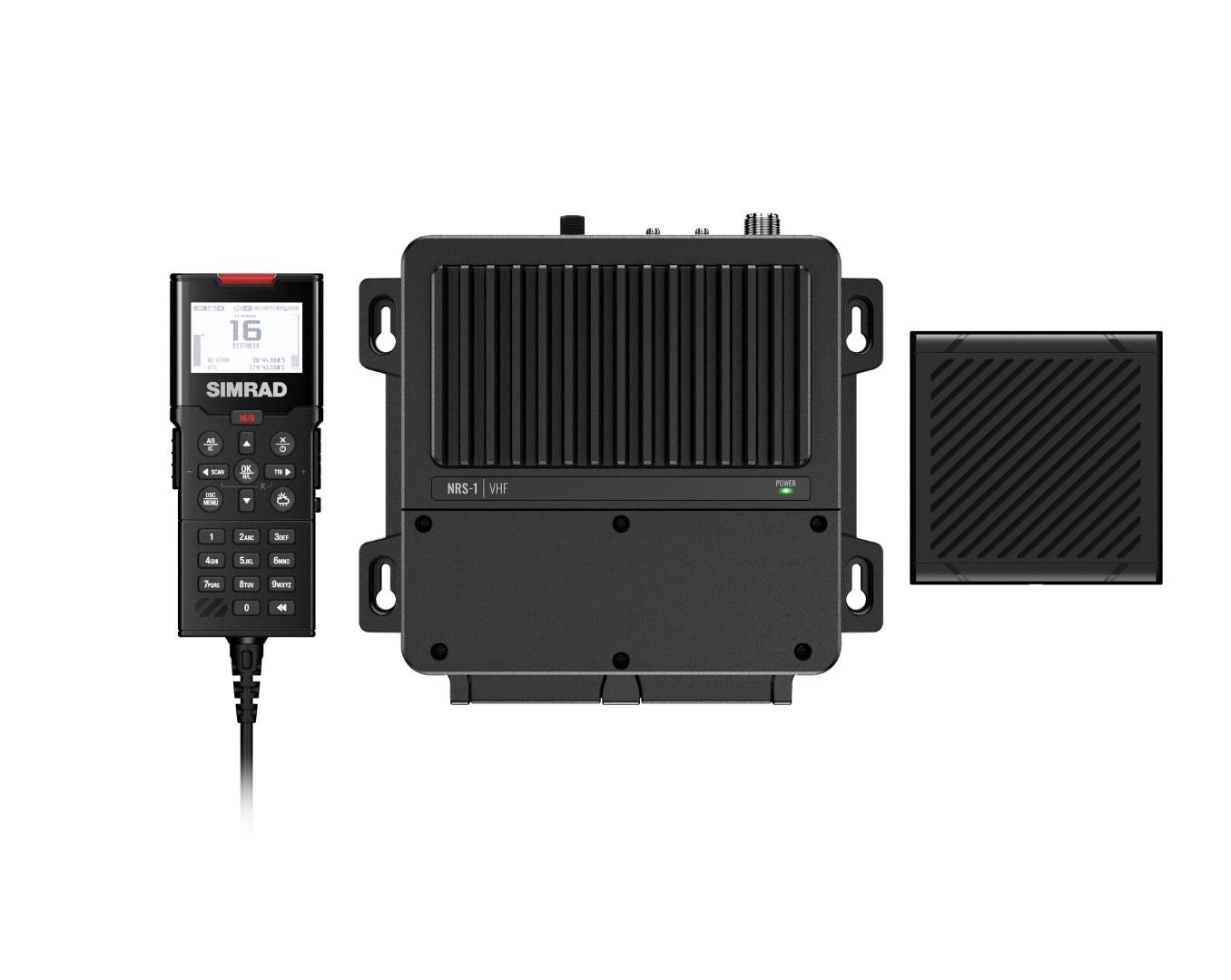 Simrad RS100 VHF marine (boîte noire, combiné, haut-parleur)