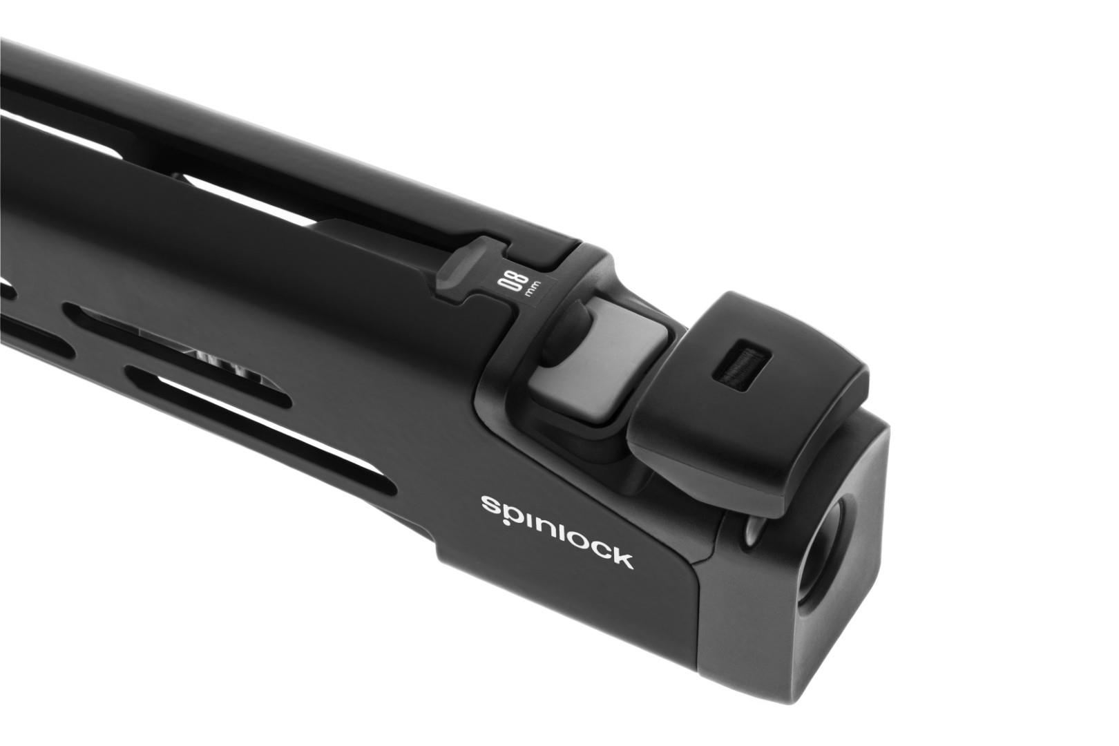 Spinlock XTX Softgrip Stopper pour ligne de 8mm, noir